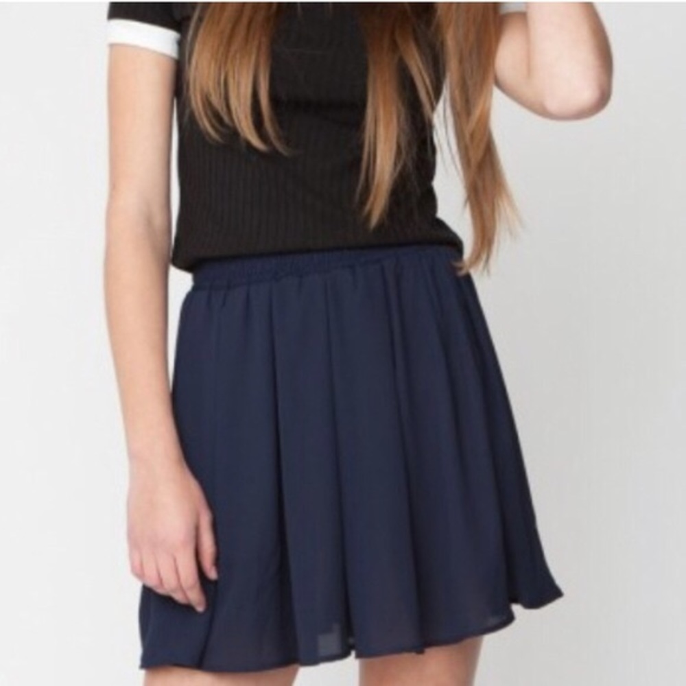 Brandy Melville Chiffon Skater Skirt